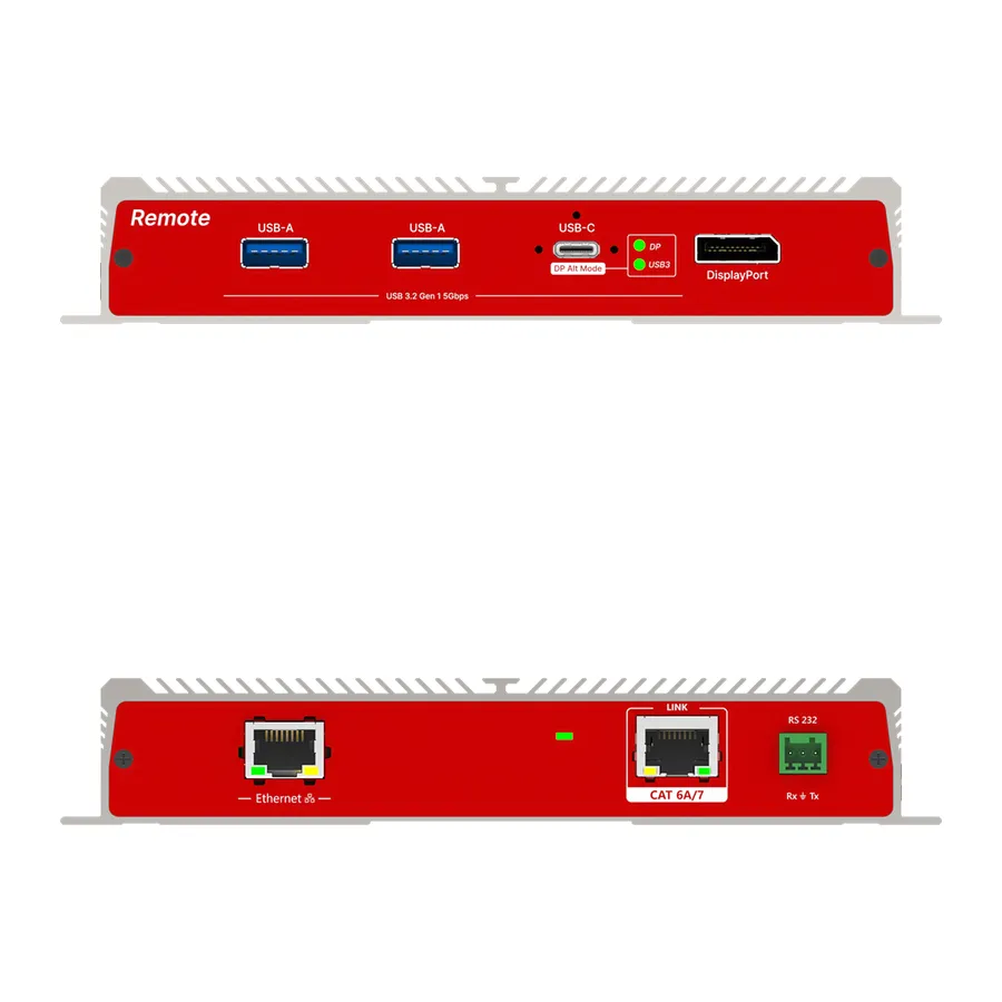 Newnex FireNEX-CAT6-DP USB-C over CAT6a/7 Extender | 5Gbps • 4K DP Alt Mode • 60W PD • GigE - View 1