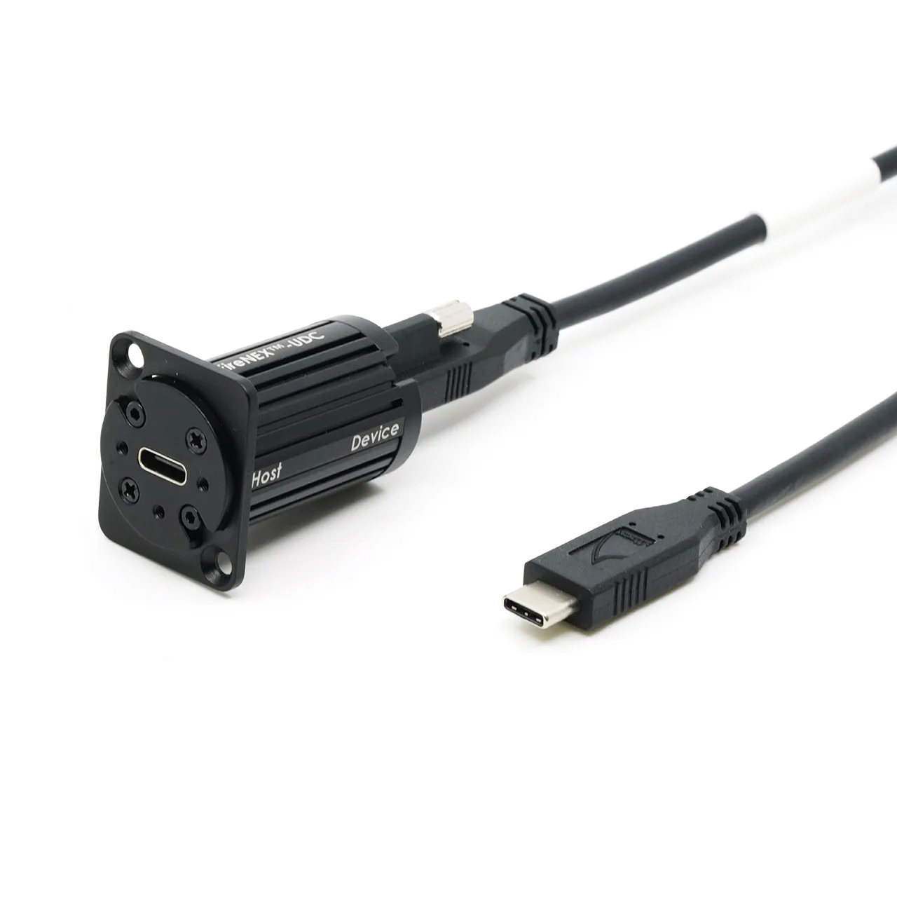 Newnex FireNEX-UDC Panel-Mount USB-C Active Repeater | 10Gbps • DP Alt Mode • 240W PD