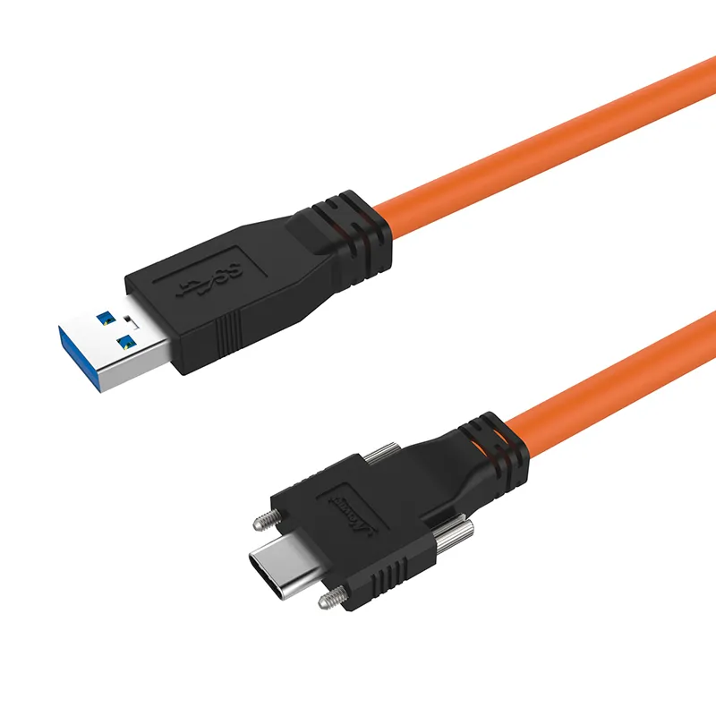 Newnex Active High Flex USB-A to USB-C Screw Locking Cable | ULHLU11AC12 Series