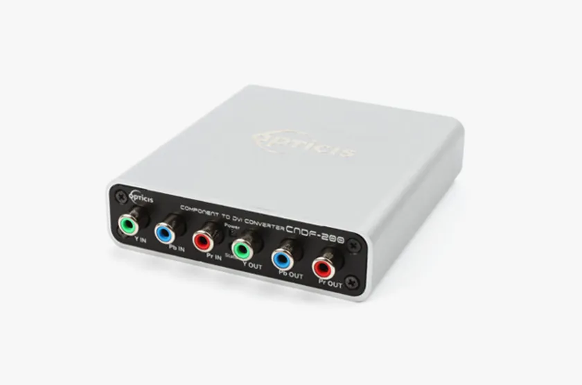 Opticis CNDF-200 Component to Fiber DVI Converter | 500m SC Multimode 1080p