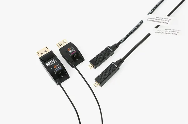 DHFC-200D DP 1.2 to HDMI 2.0 AOC | 4K60, 100m Plenum/LSZH