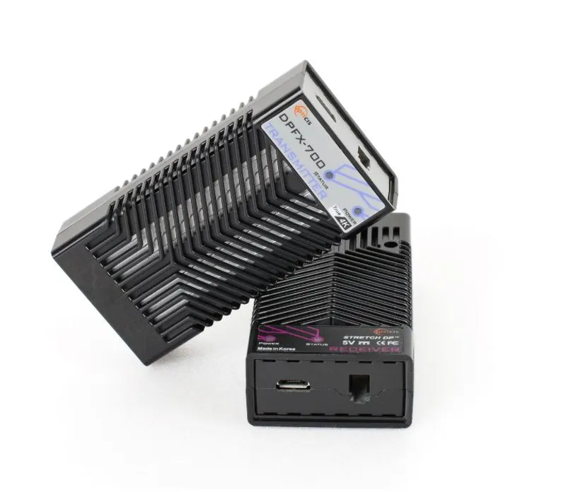 Opticis DisplayPort 1.2 One-Fiber Optical Extender with Copper Extension, 4K60, 300m (DPFX-700-TR)