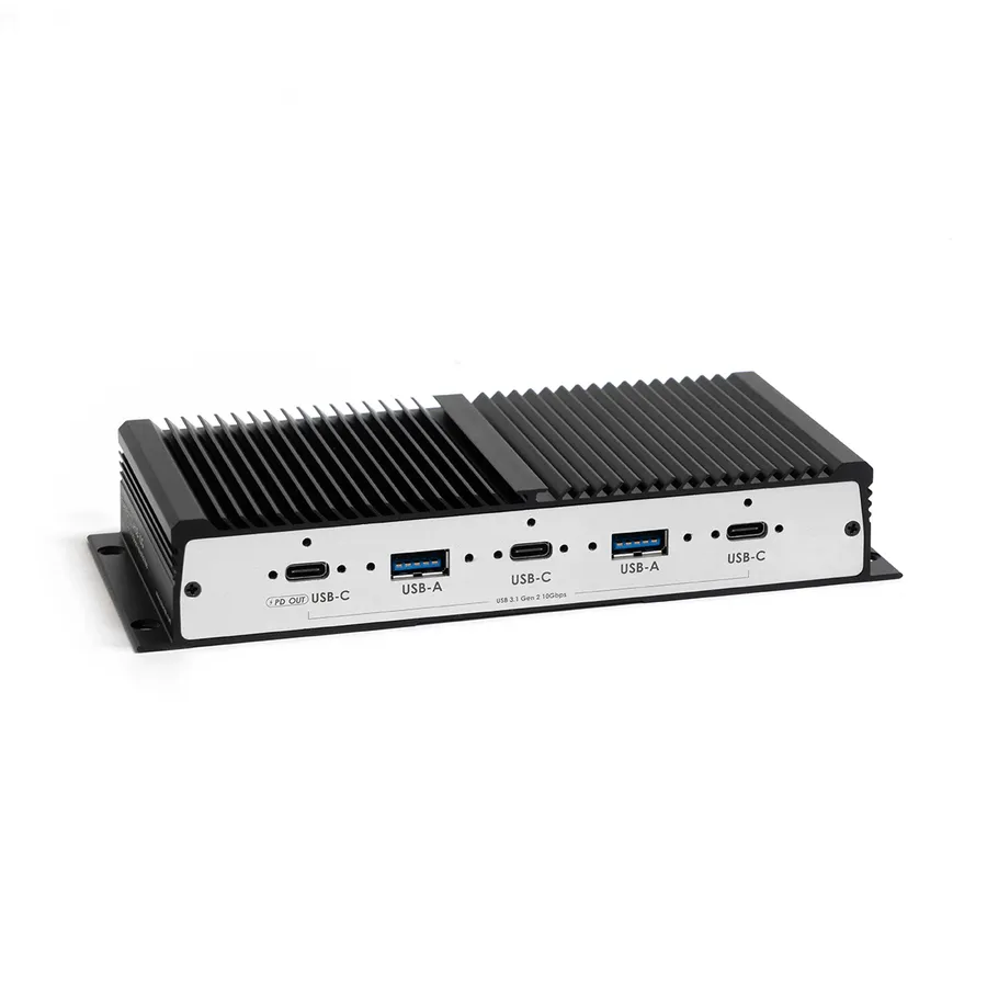 Newnex FireNEX-uHUB-10G 10Gbps USB-C Industrial Hub | 7 Ports + 100W PD