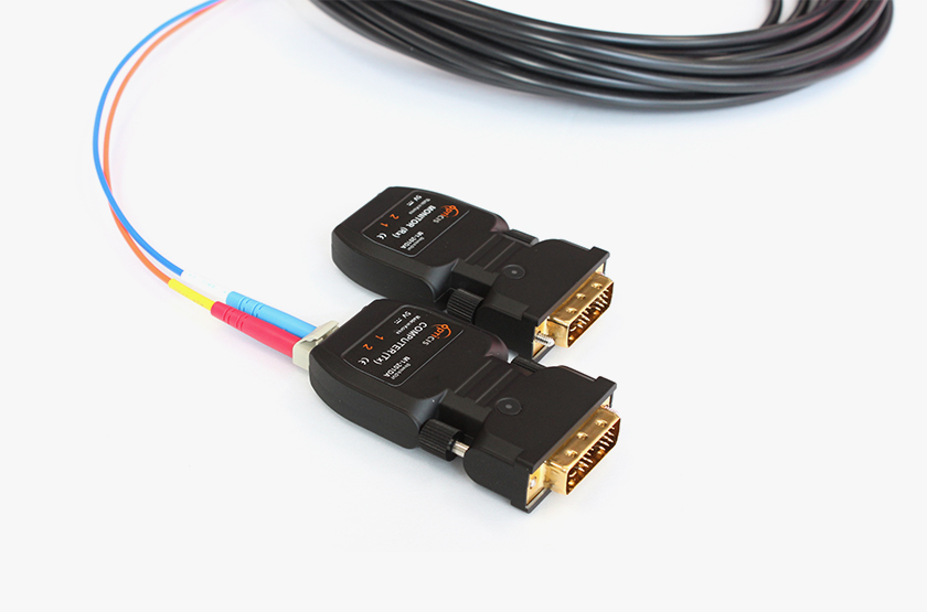 Opticis M1-201DA-TR DVI Optical Extender | WUXGA 60Hz, 1.5km over Fiber