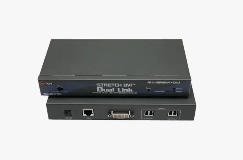 Opticis Dual-Link DVI Optical Extender, WQXGA 60Hz, up to 2km (M1-3R2VI-DU) - Custom Specifications & Volume Orders