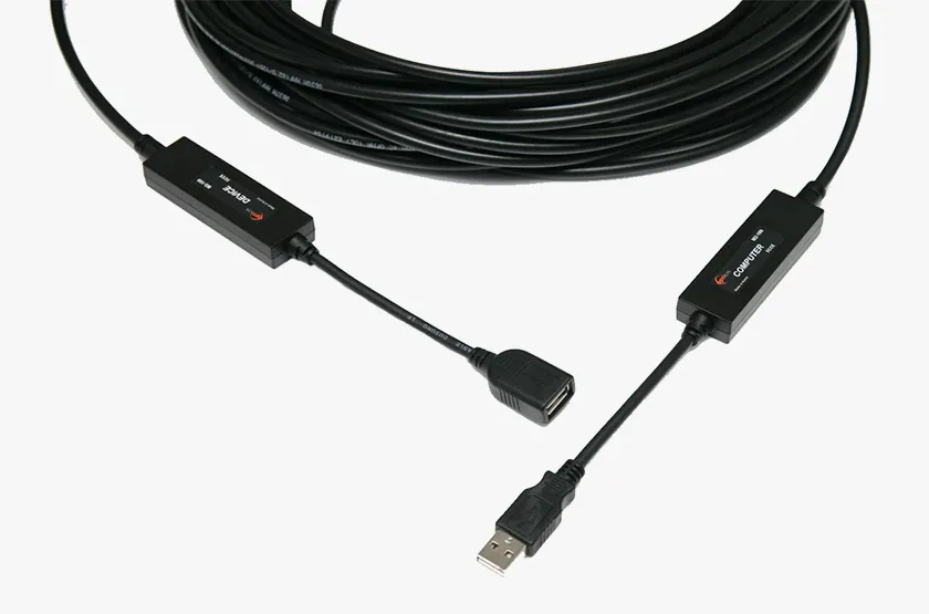 Opticis M2-100 USB 1.1 Optical Extension Cable | 40m Fiber USB - Custom Specifications & Volume Orders