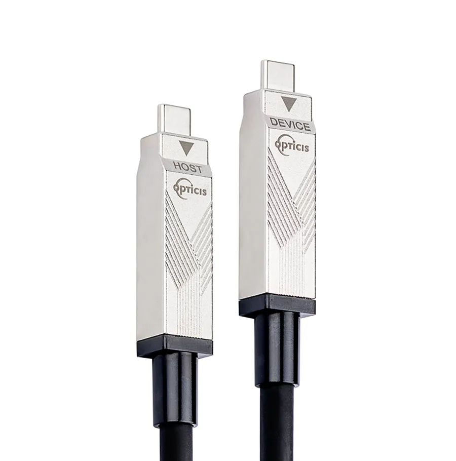 Opticis USB 3.2 Gen 2x1 Active Optical USB-C Cable, UL Certified