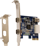 Unibrain FireBoard Blue-e 2-port 1394a OHCI PCI-Express Adapter (1213)
