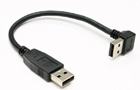 Newnex USB 2.0 A-plug to Right Angle A-plug - 6in (UH2-AAR01-06)