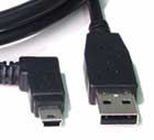 Newnex USB 2.0 A to Right Angle Mini-B - 72in (UH2-2MBR01-72)